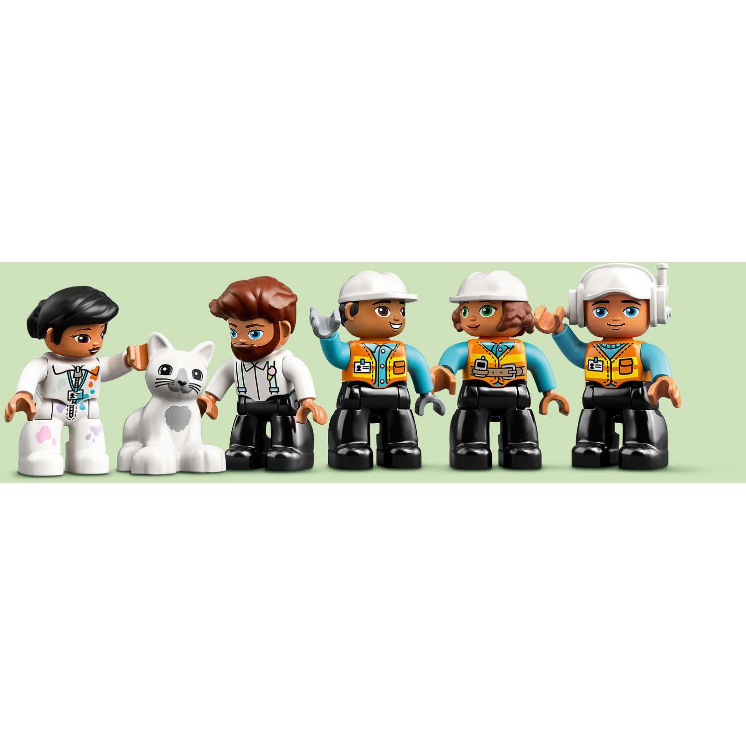 Конструктор LEGO DUPLO Башенный кран на стройке 10933 - фото 14