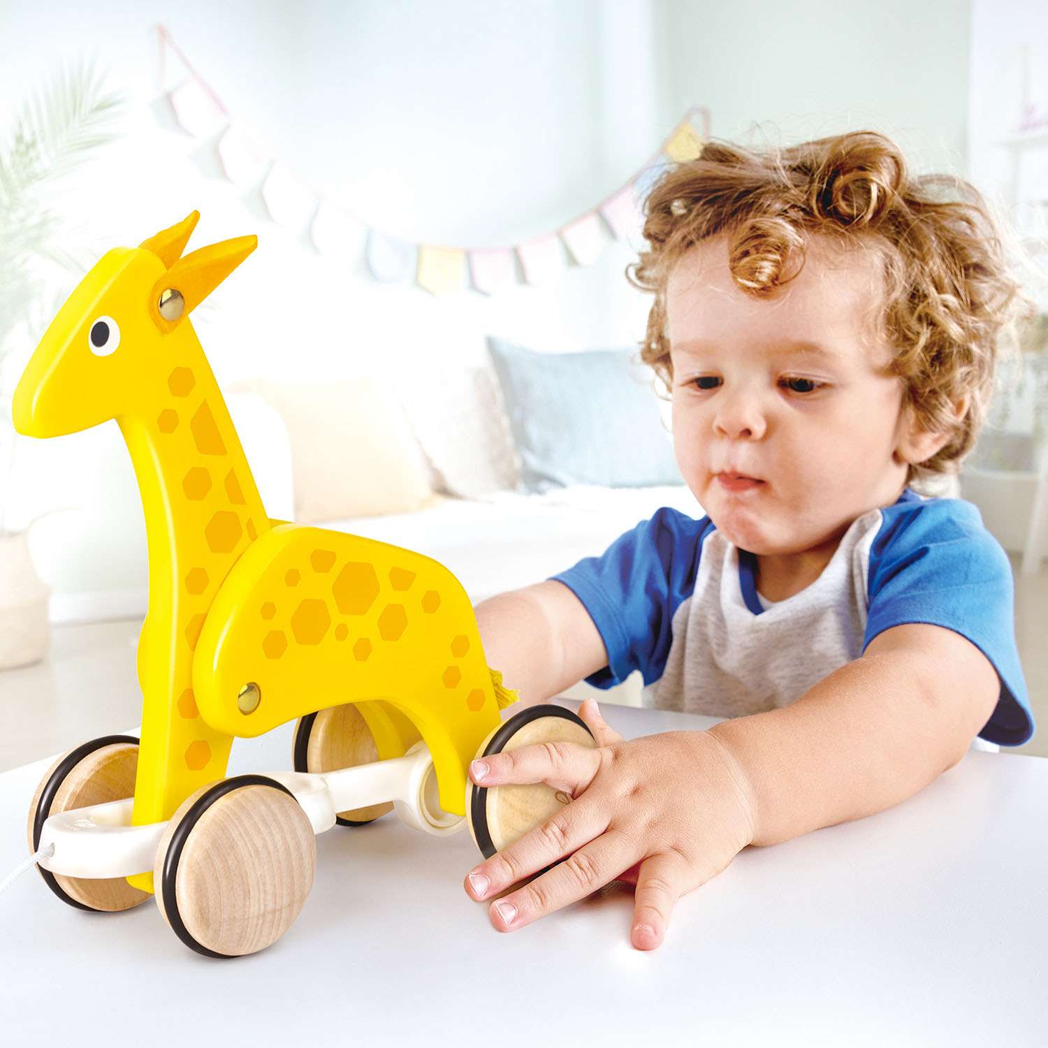 Каталка для малышей HAPE Серия Зверики жираф - фото 2