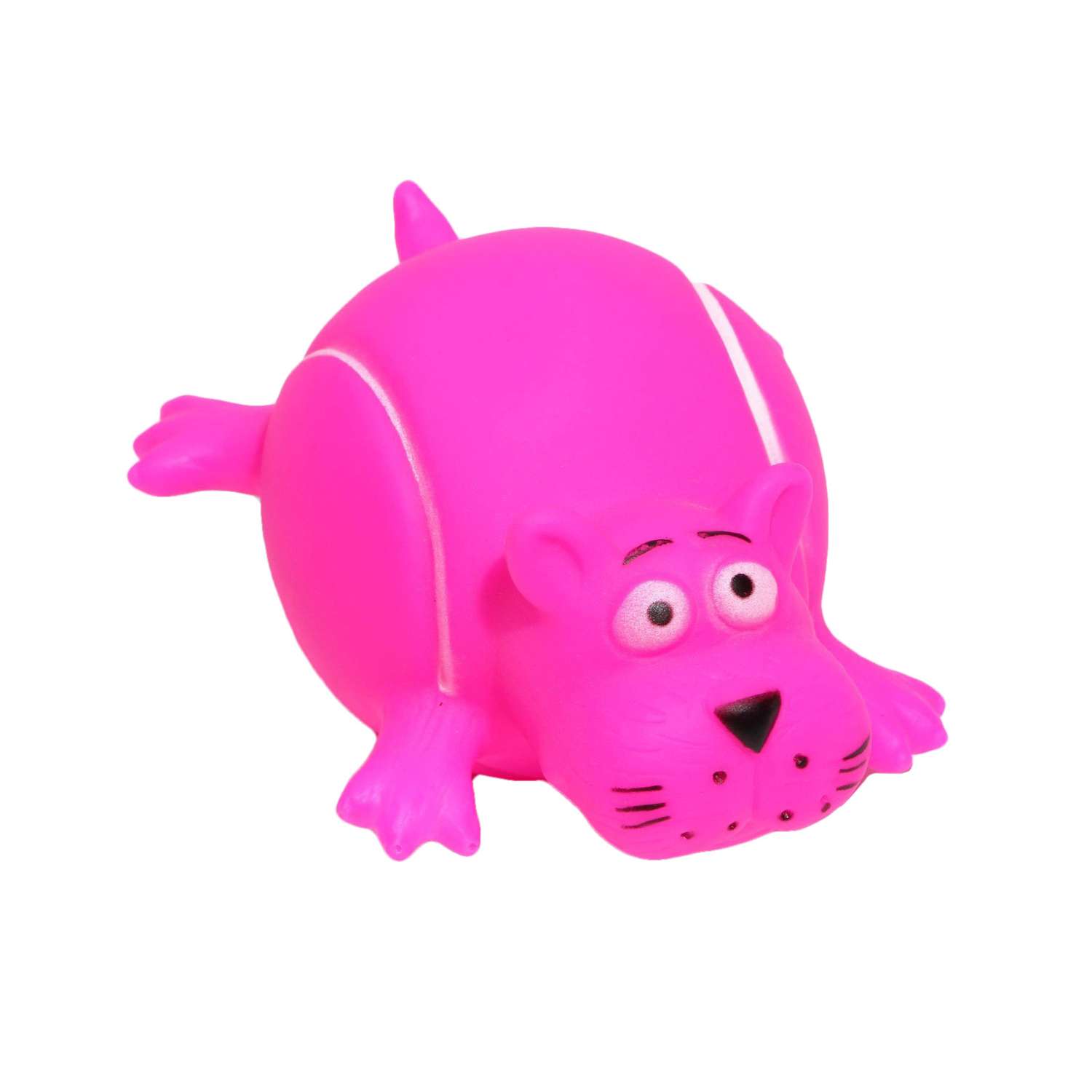 Игрушка для собак Пижон пищащая Собакомяч 10 см розовая - фото 1