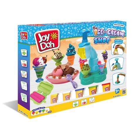 Набор для лепки Joy-Doh Фабрика мороженого 5*50г ICEC-250 pot