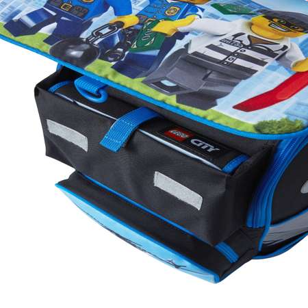 Рюкзак школьный LEGO с сумкой для обуви ланчбоксом и бутылкой City Police chopper