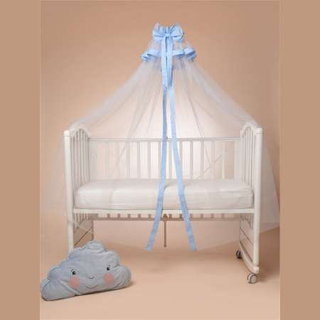Балдахин Тутси для детской кроватки Bello 150*450 см голубой