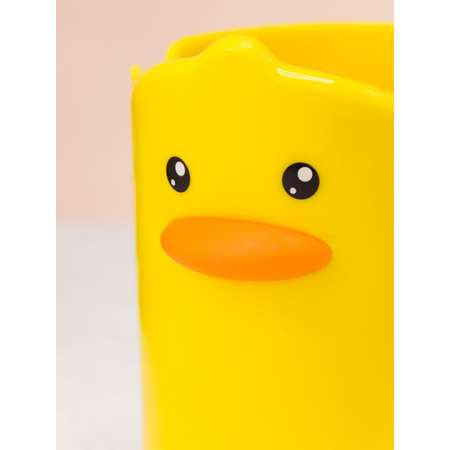 Стакан для зубных щеток iLikeGift Little duck yellow