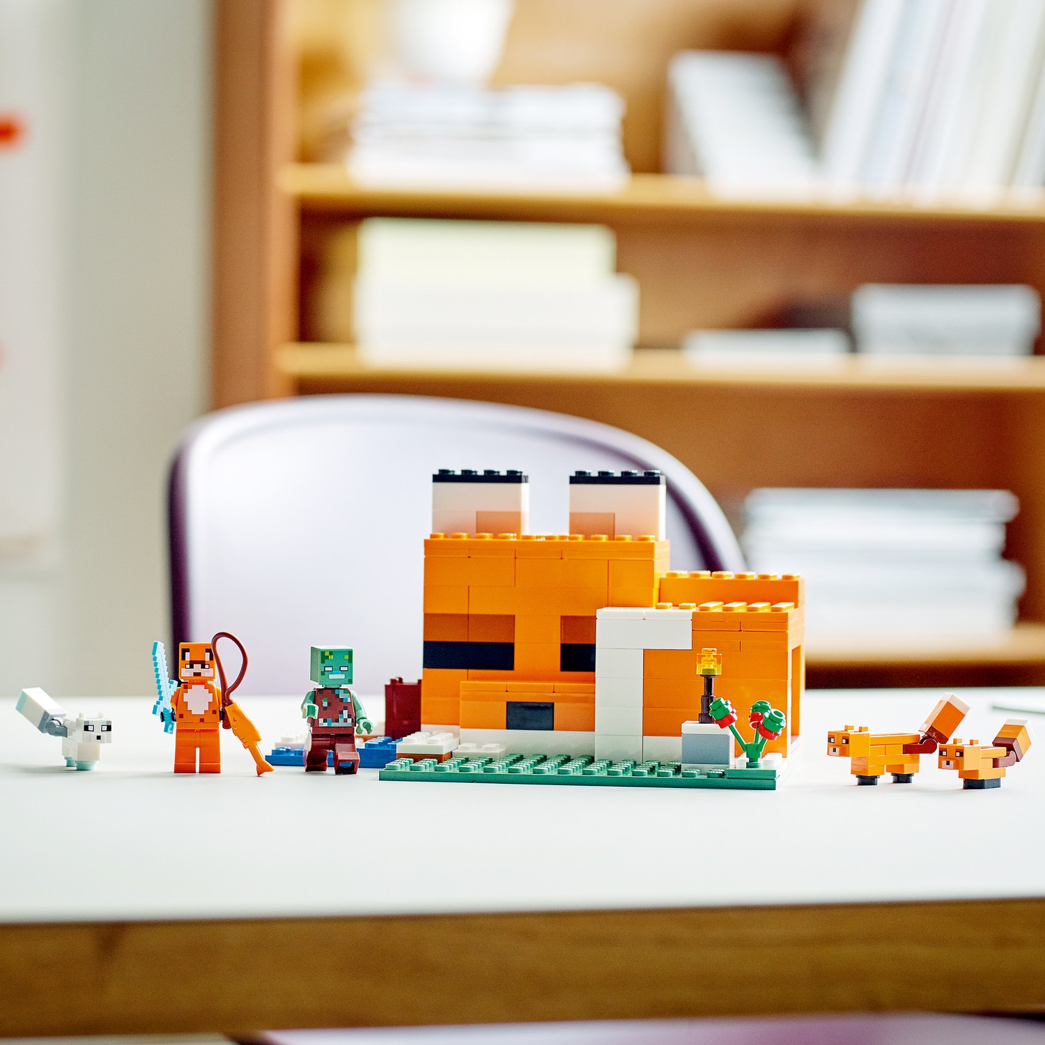 Конструктор LEGO Minecraft Лисья хижина 21178 - фото 8