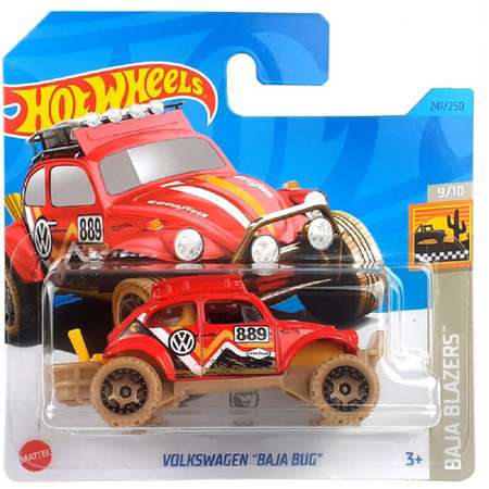 Машинка Hot Wheels Volkswagen Baja Bug серия mud studs