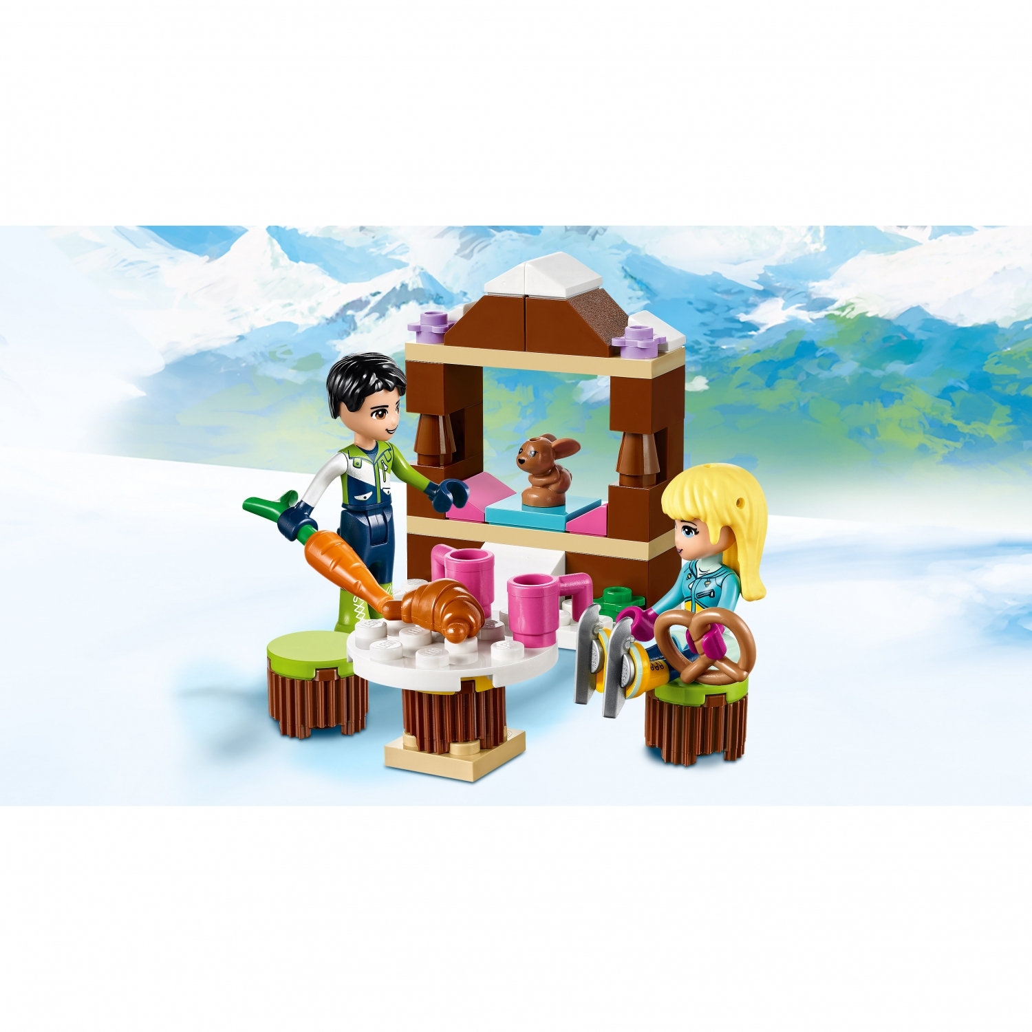 Конструктор LEGO Friends Горнолыжный курорт: каток (41322) - фото 8