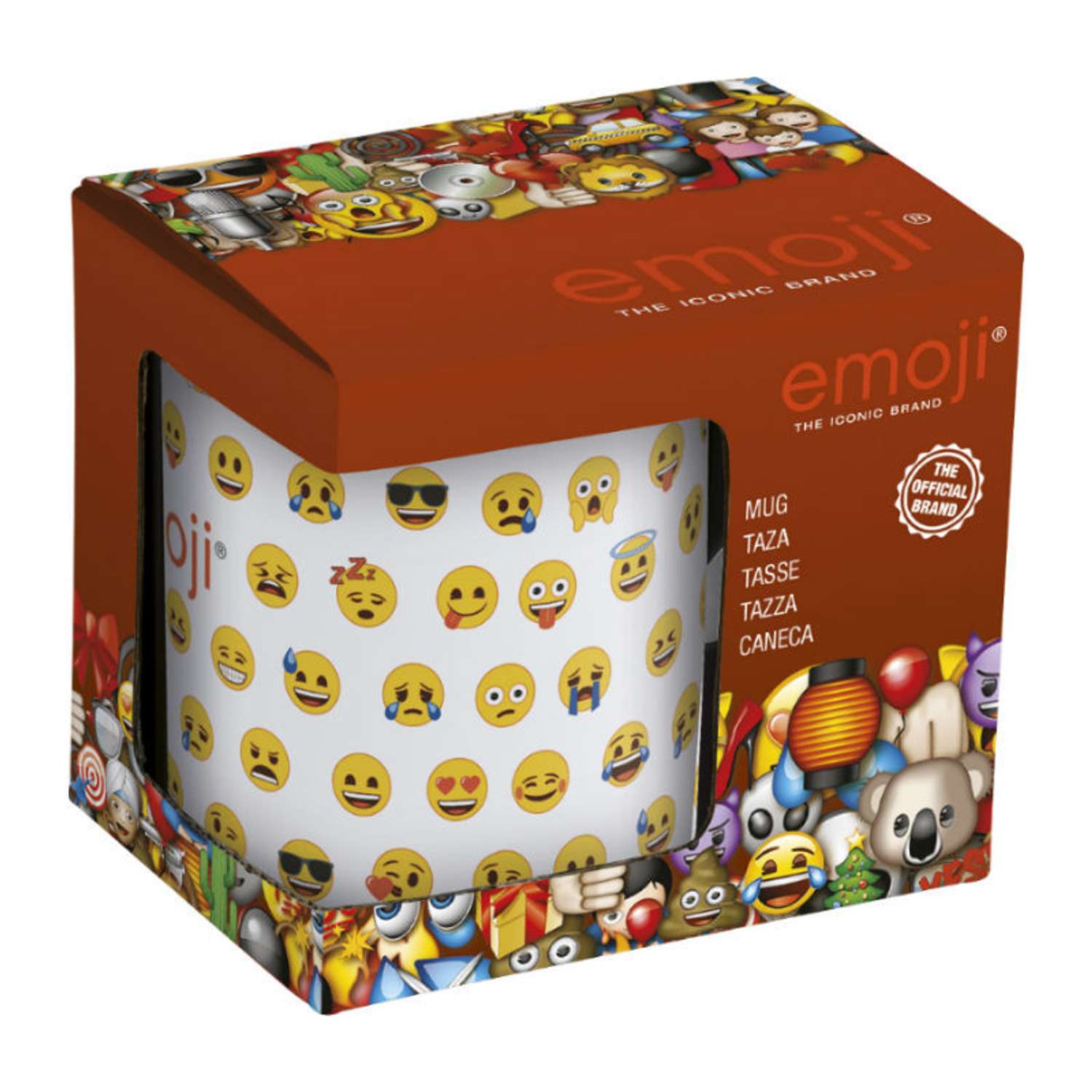 Кружка STOR в подарочной упаковке Emoji Pattern 325 мл - фото 3