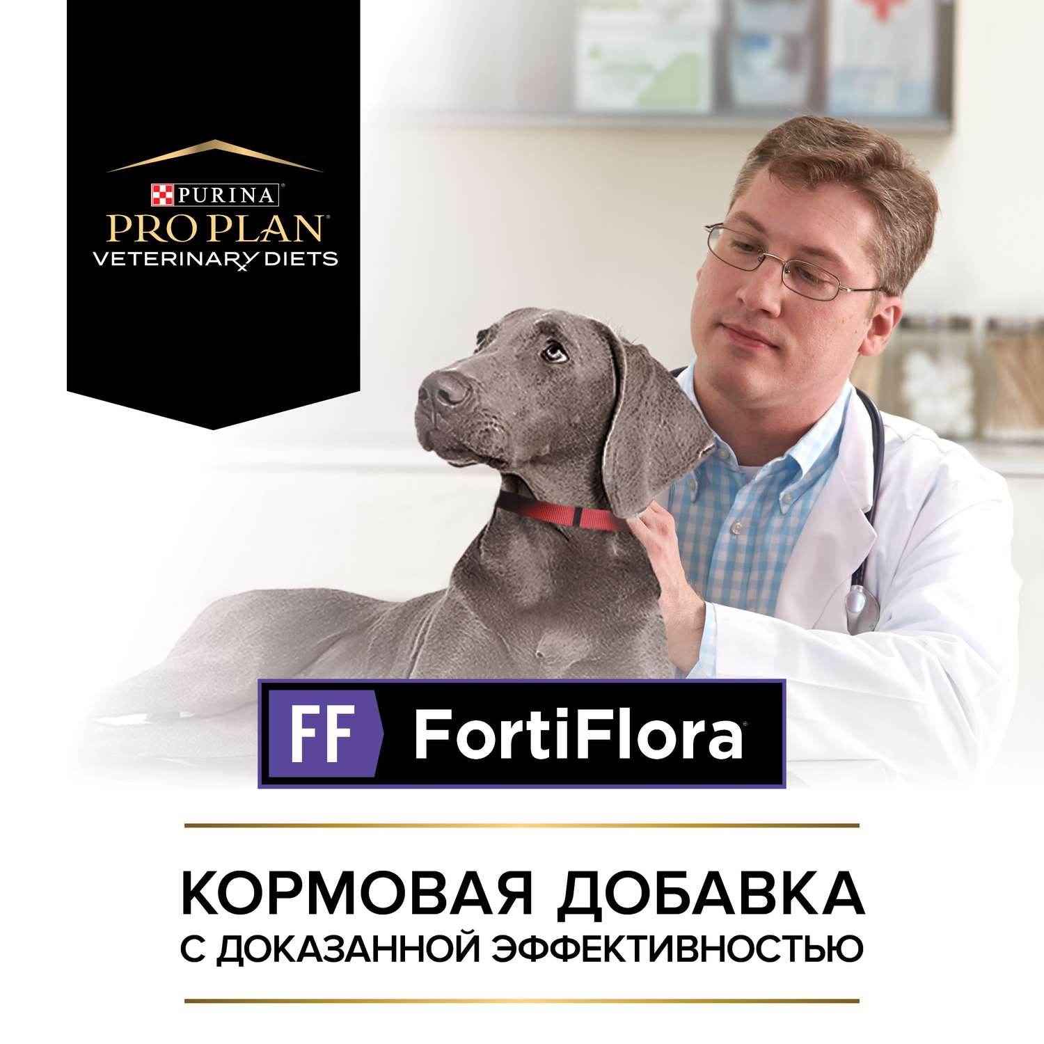 Добавка для щенков и собак Pro Plan 1г*30шт Veterinary Diets Forti Flora - фото 4