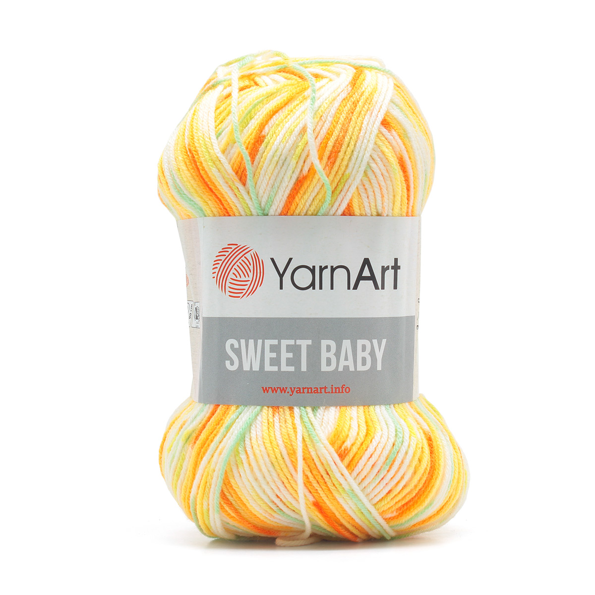 Пряжа для вязания YarnArt Sweet Baby 100 гр 300 м акрил тонкая детская 5 мотков цвет 902 - фото 2