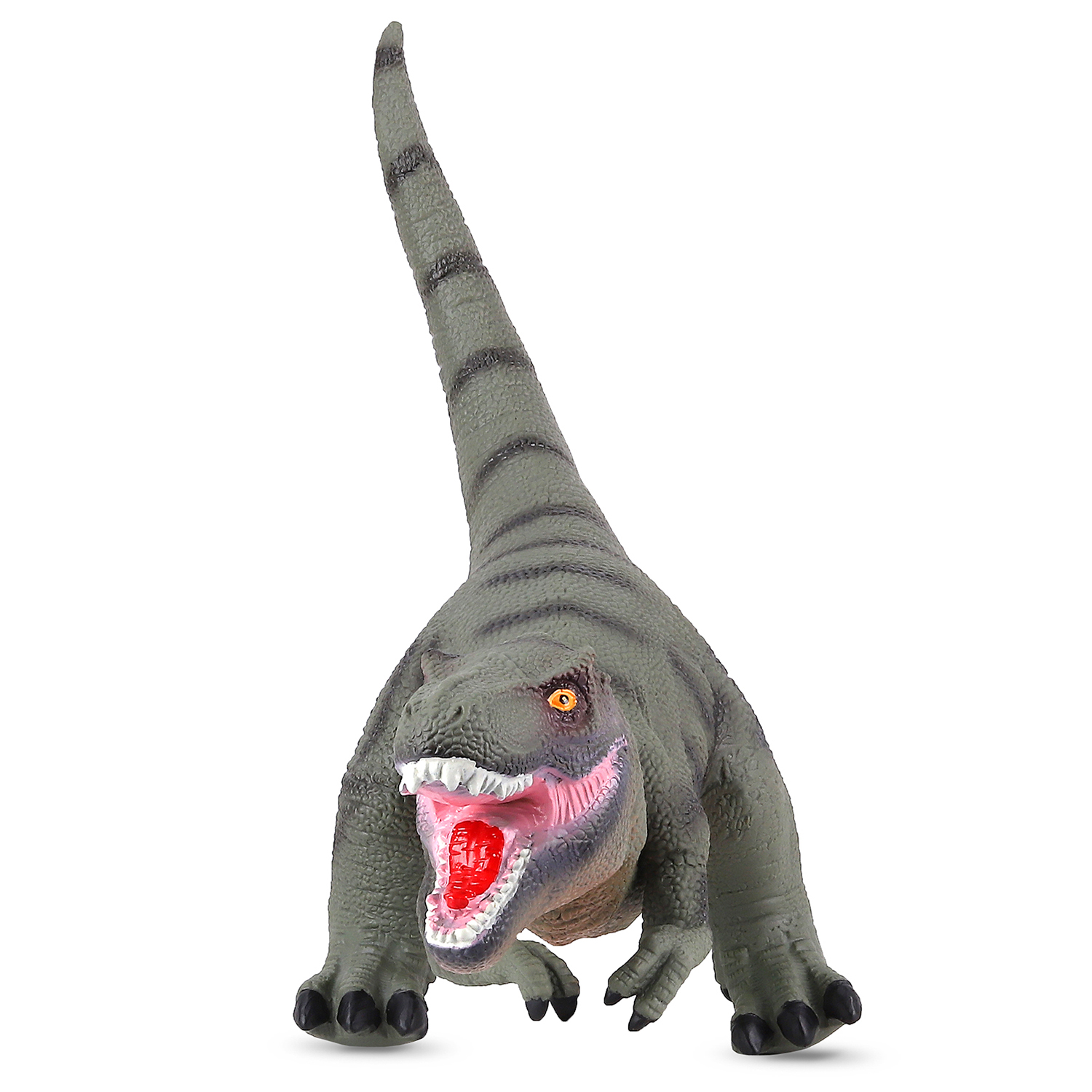 Фигурка динозавра ДЖАМБО с чипом звук рёв животного эластичный JB0208315 - фото 3