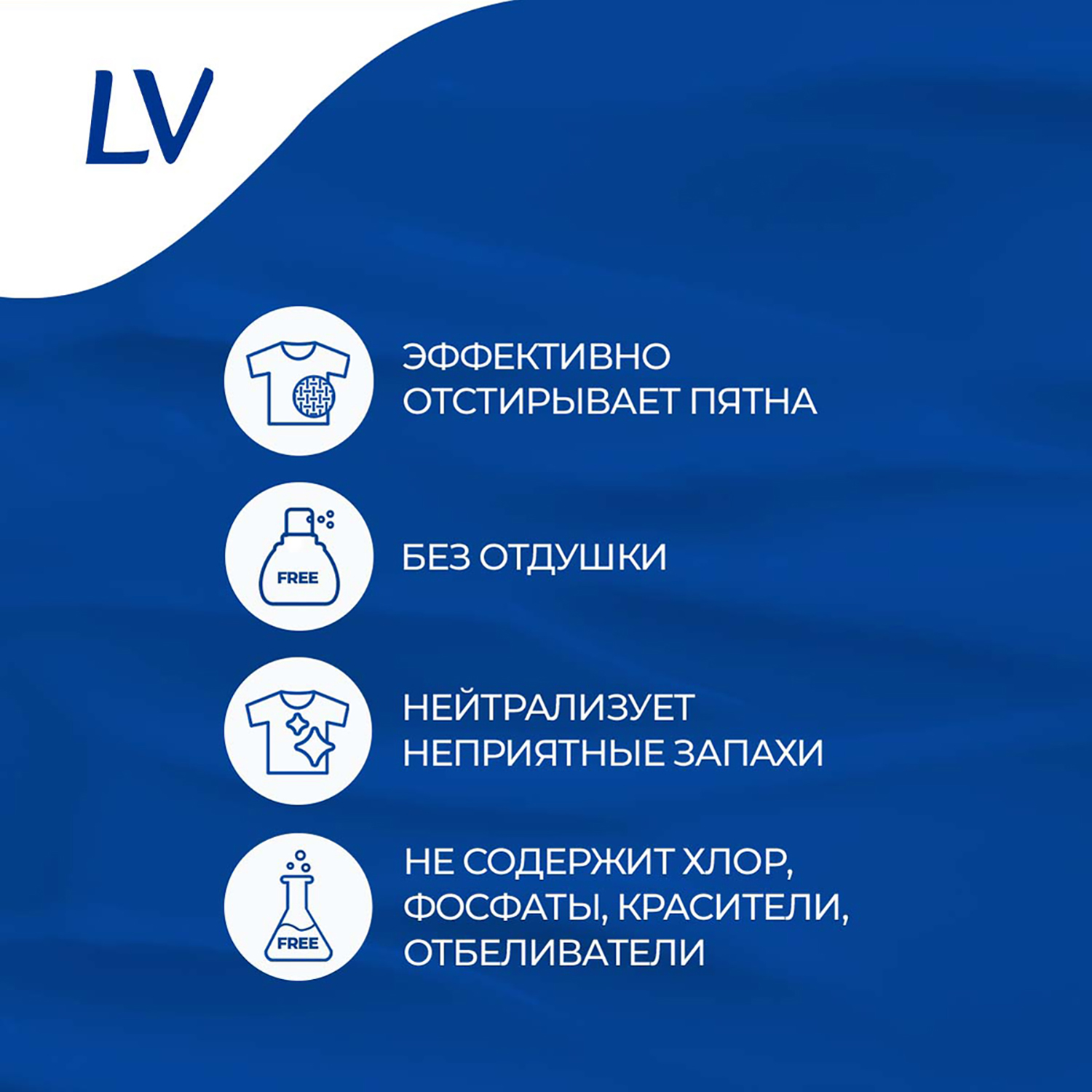 Жидкое средство для стирки LV цветного белья гипоаллергенное без запаха концентрат ЭКО запасной блок 2500 мл - фото 3