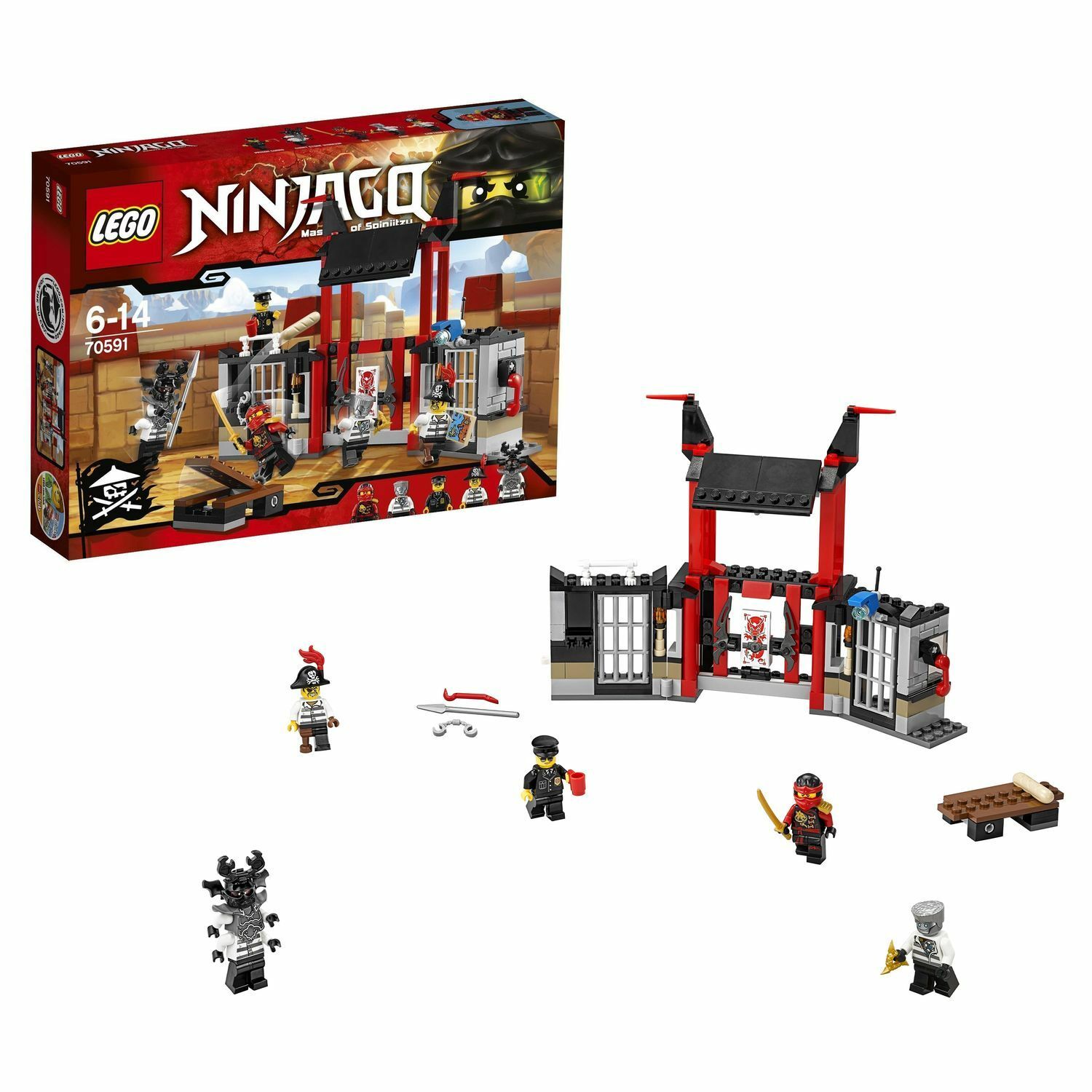 Конструктор LEGO Ninjago Побег из тюрьмы Криптариум (70591)