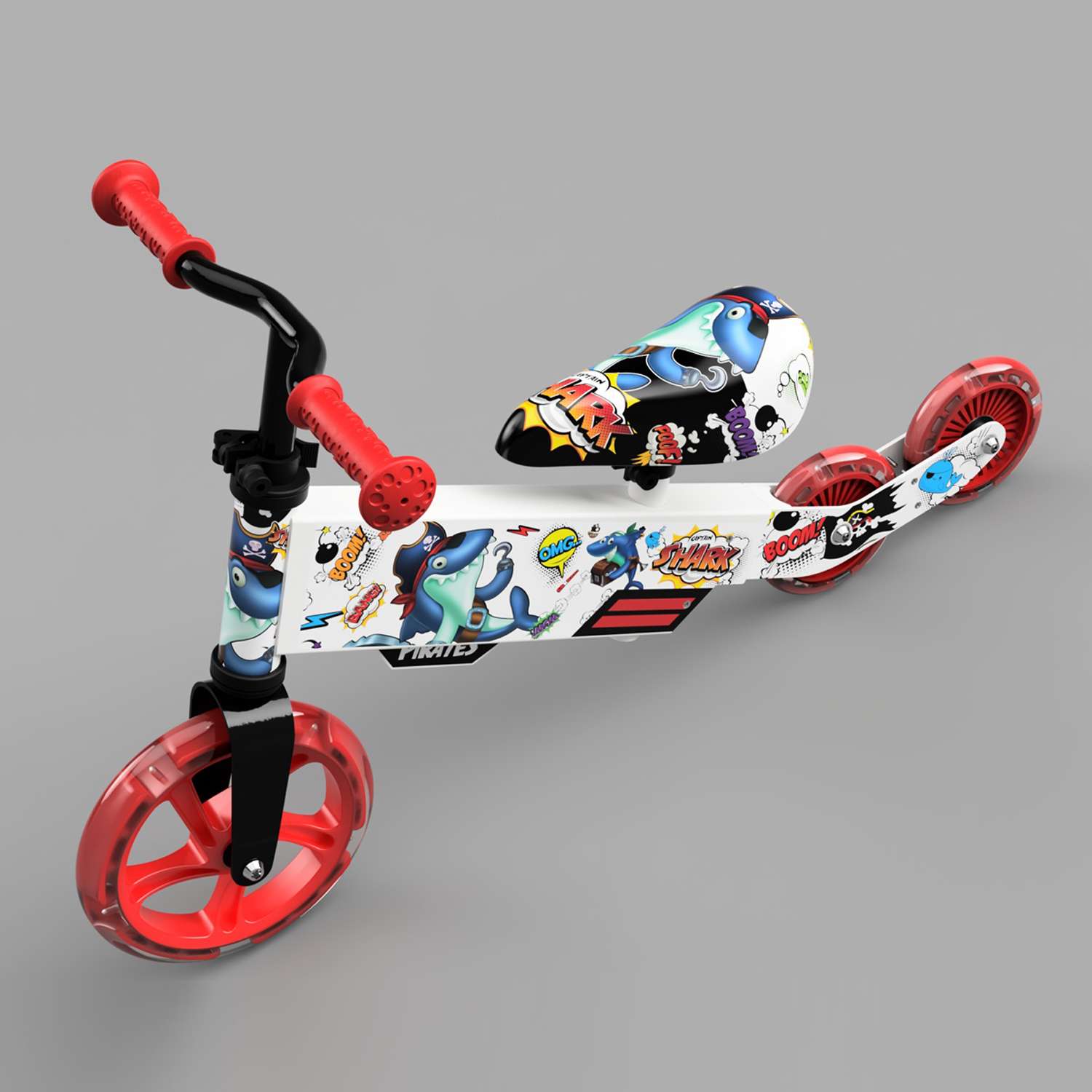 Беговел Small Rider Turbo Bike красный - фото 9