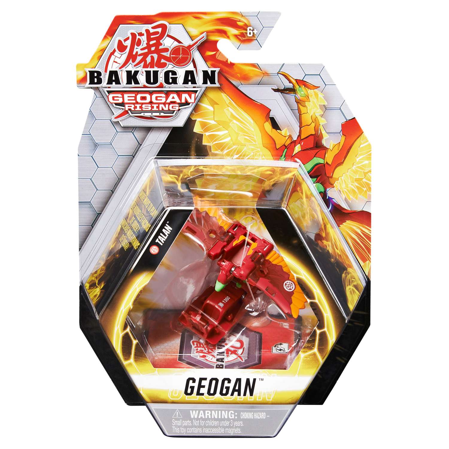 Фигурка-трансформер Bakugan Геоган S3 Stymphalian Bird Red 6059850/20134835 - фото 6