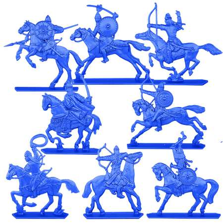 Набор солдатиков Воины и Битвы Конные половцы цвет синий