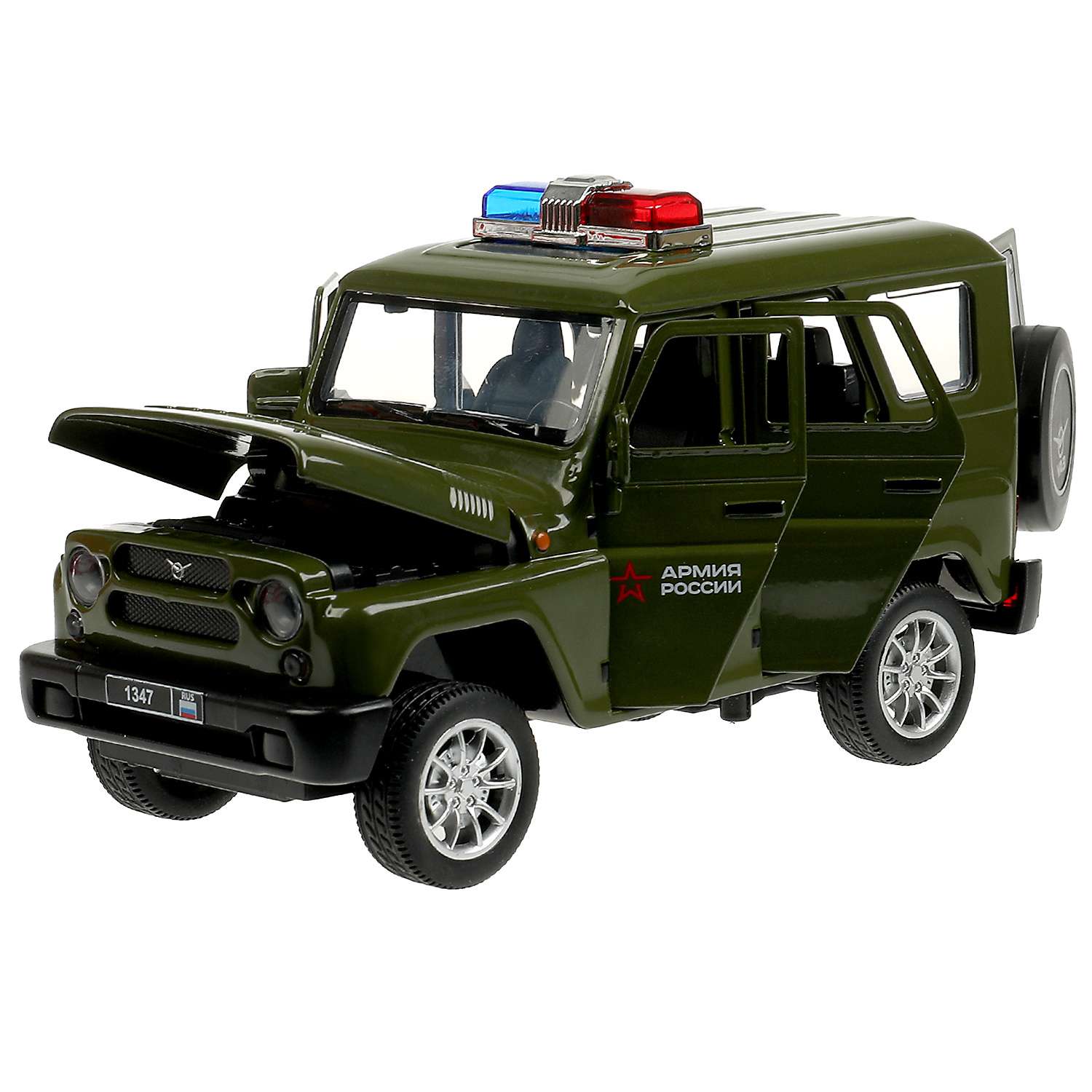 Машина Технопарк Uaz Хантер Армия России 361093 361093 - фото 5