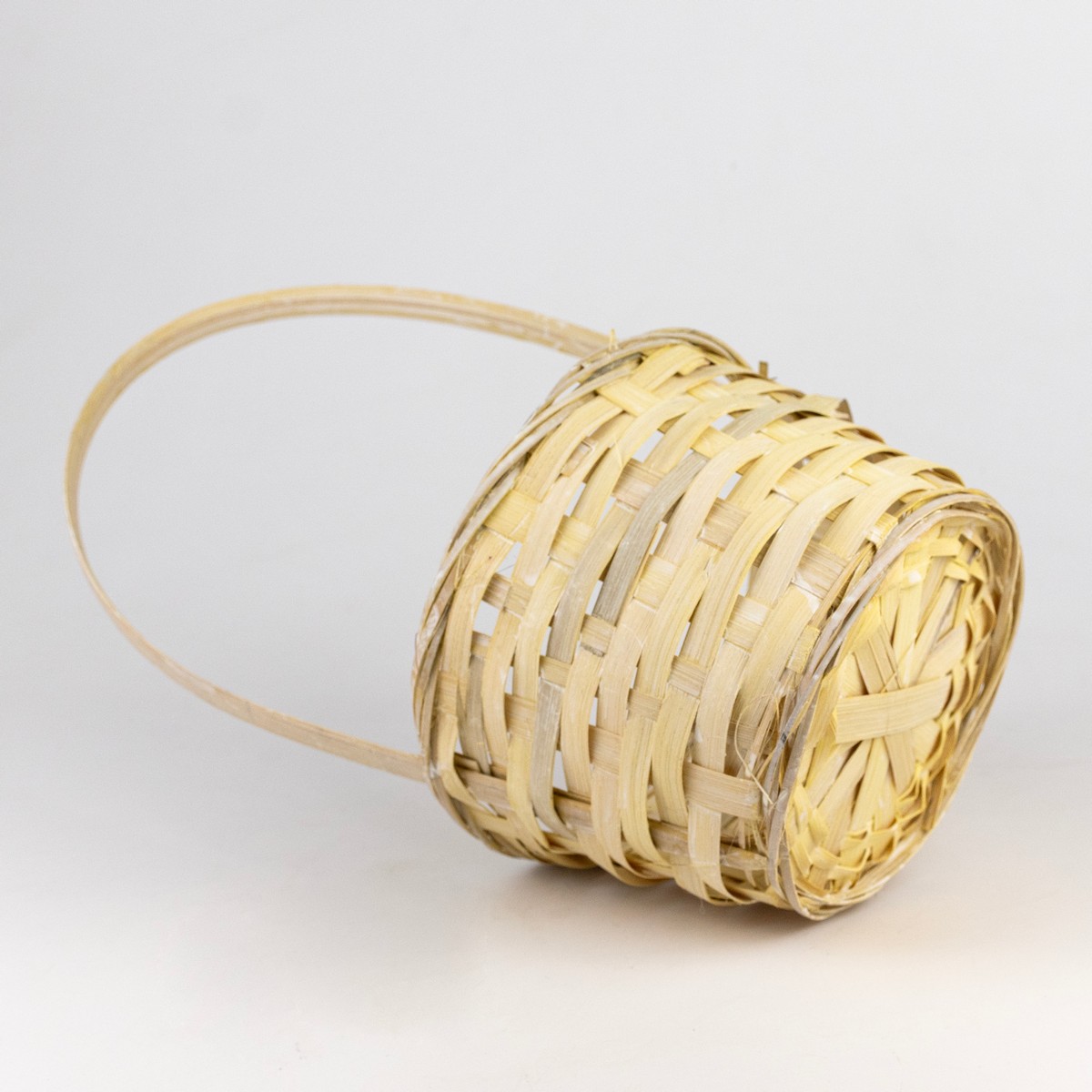 Корзина плетеная Азалия Декор из бамбука D16х10хH32см цвет лимонный - фото 4