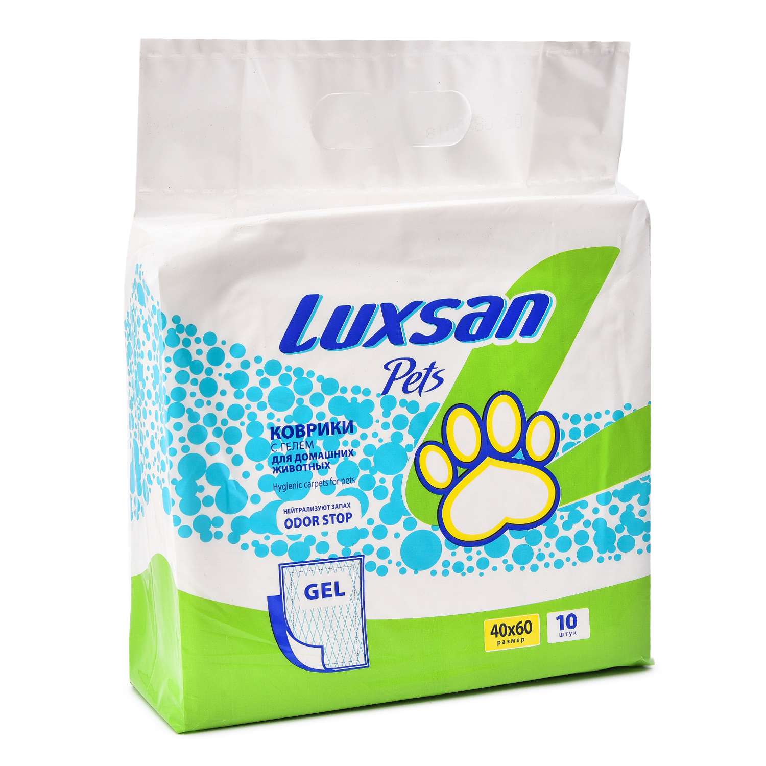 Коврики для животных Luxsan Pets Gel с гелем 40*60см 10шт - фото 1