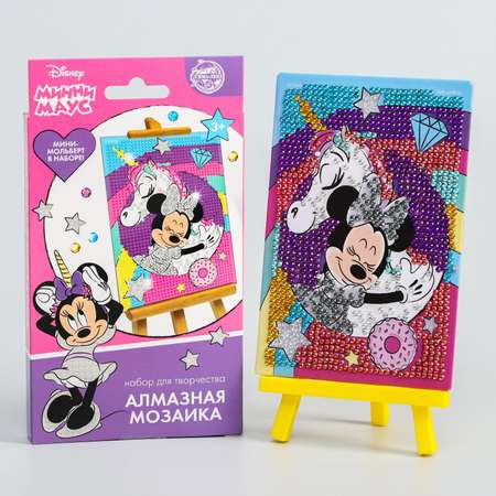 Алмазная мозаика Disney для детей Минни и единорог