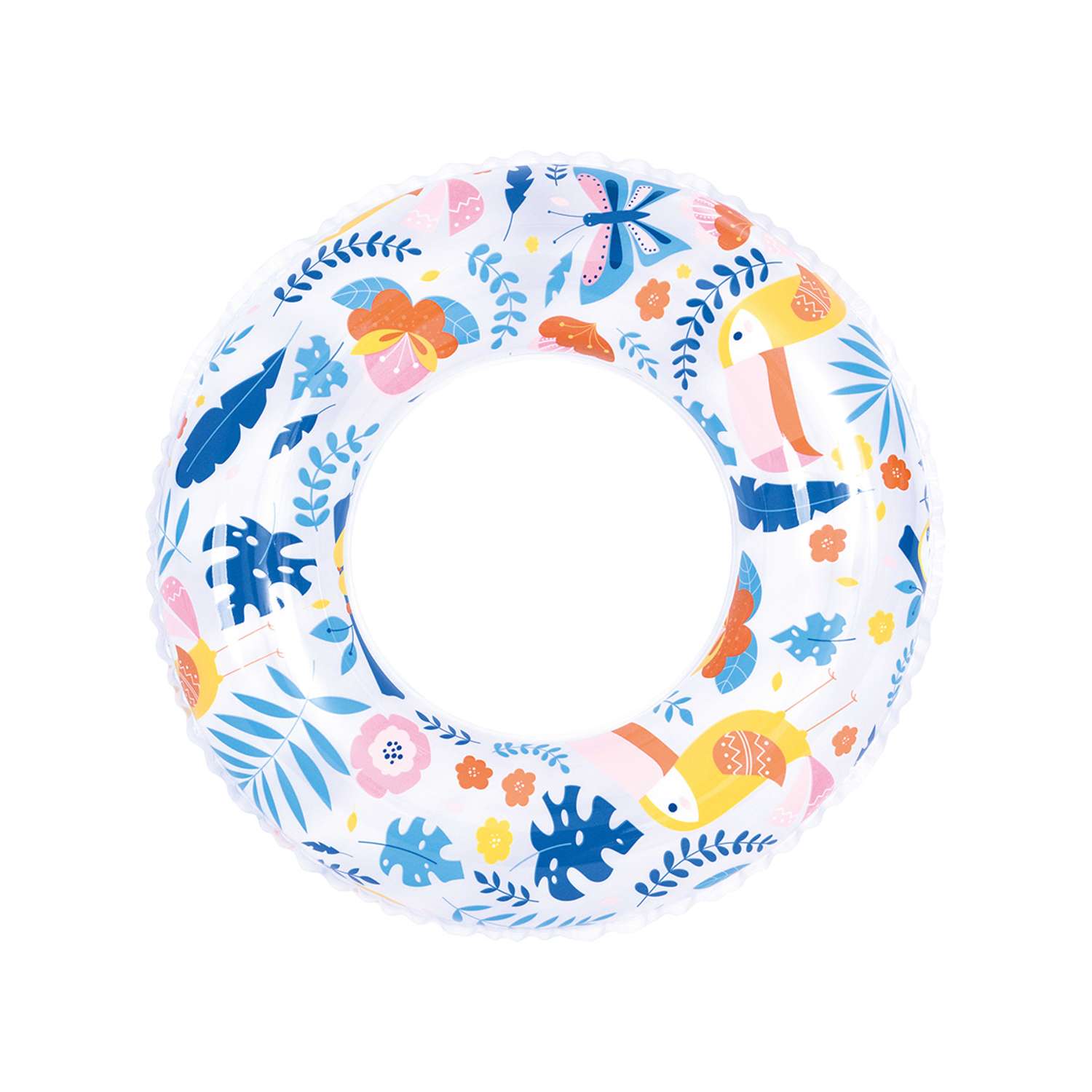 Надувной круг для плавания Jilong Жаркое лето 50 см синий - фото 1