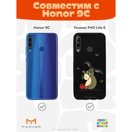 Силиконовый чехол Mcover для смартфона Huawei P40 lite E Honor 9C Союзмультфильм Грустный Ослик Иа