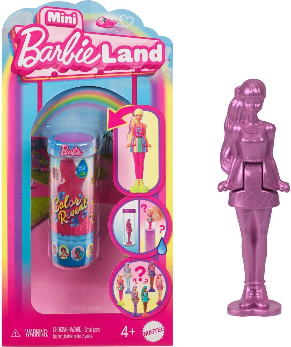 Кукла мини Barbie Mini Land Colour Reveal HYF28 - фото 1