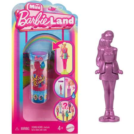 Кукла мини Barbie Mini Land Colour Reveal