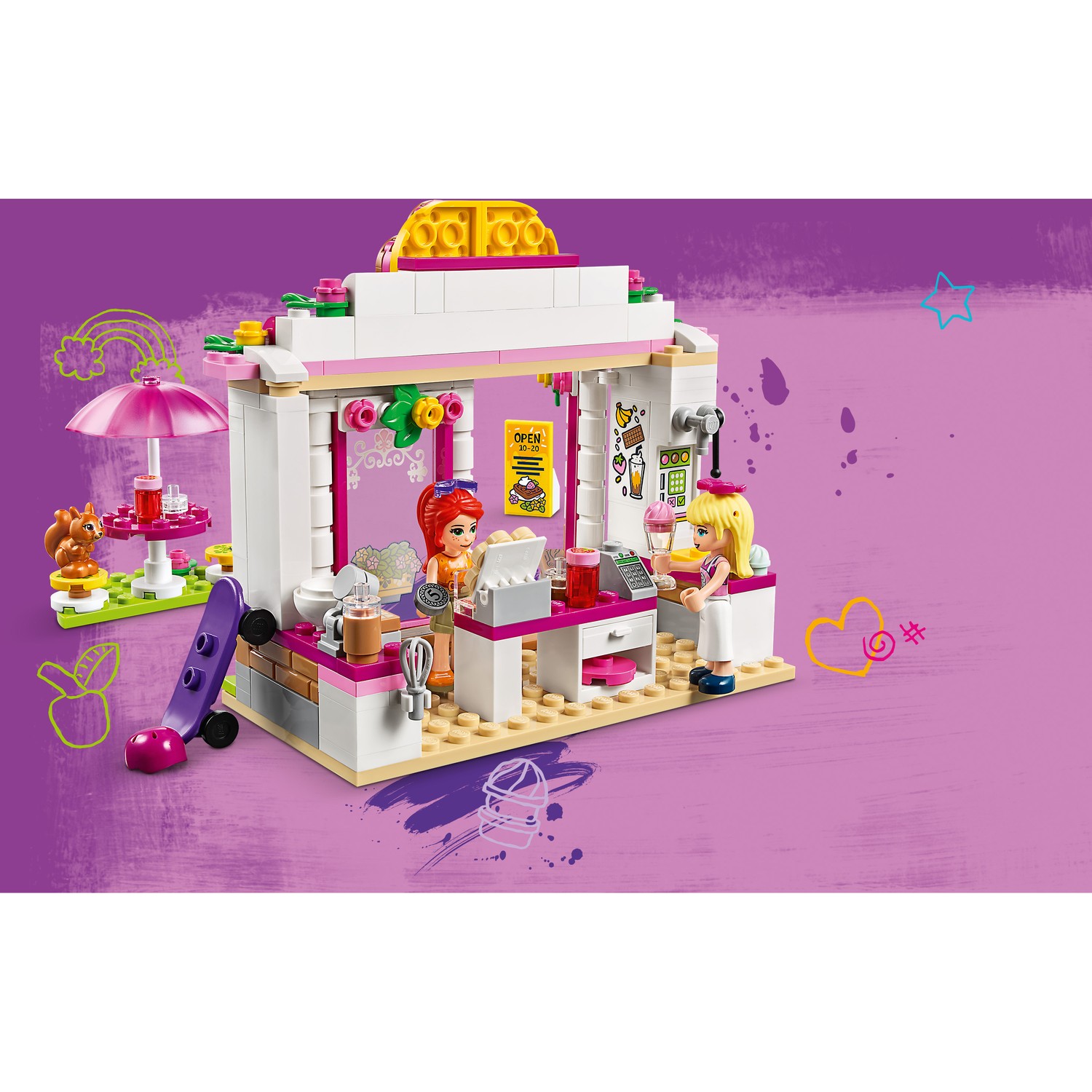 Конструктор LEGO Friends Кафе в парке Хартлейк Сити 41426 - фото 12