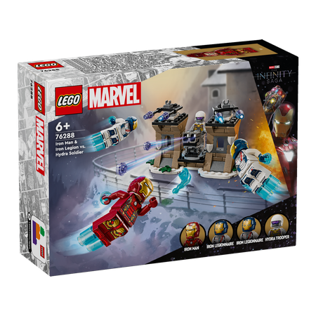 Конструктор LEGO Marvel Super Heroes Железный Легион против Гидры блочный