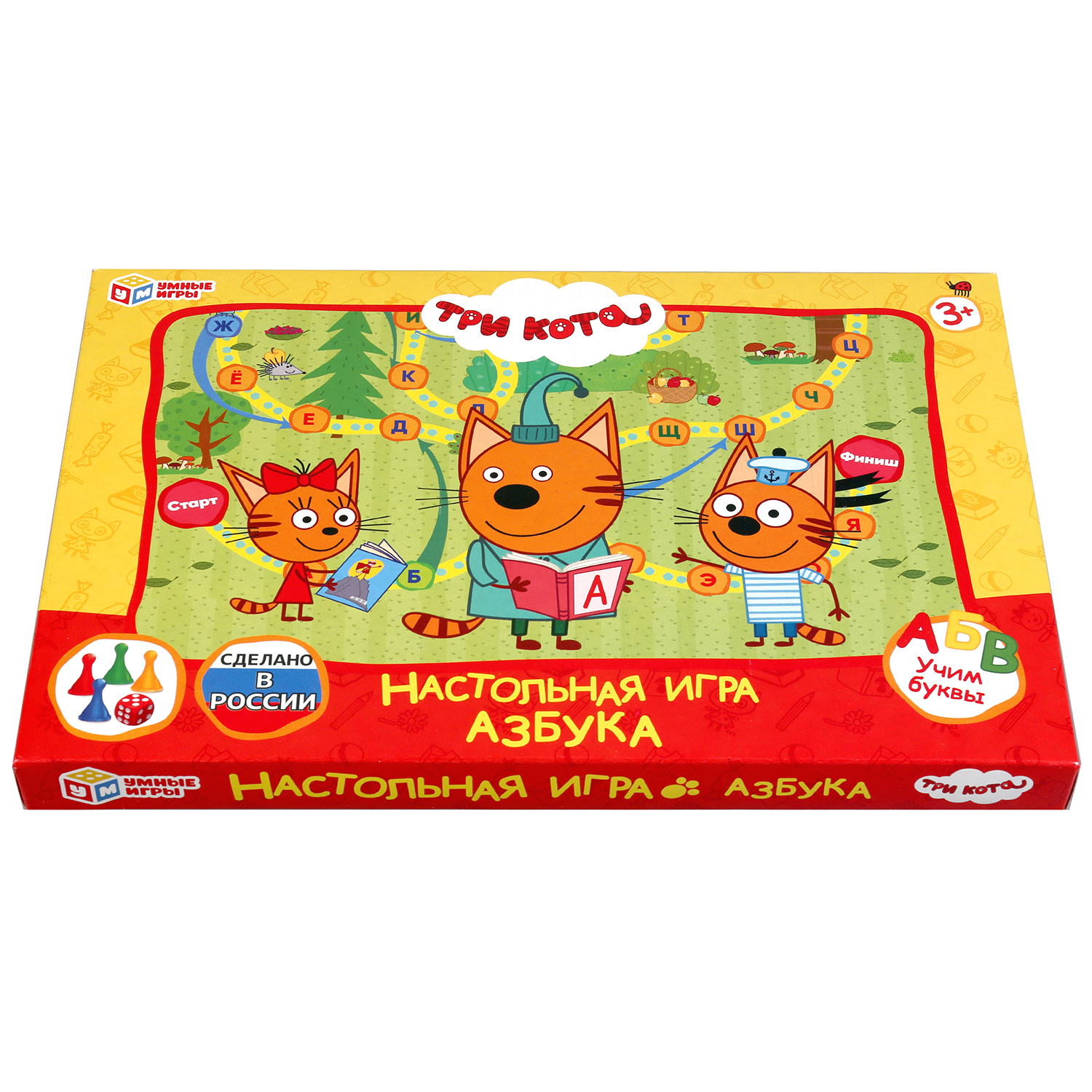 Игра-ходилка Умные игры Азбука Три кота 272192