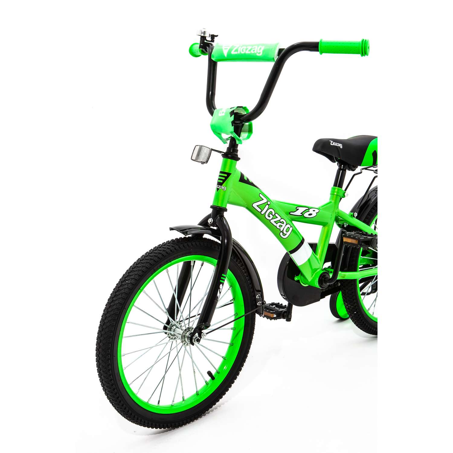 Велосипед ZigZag SNOKY зеленый 18 дюймов - фото 8