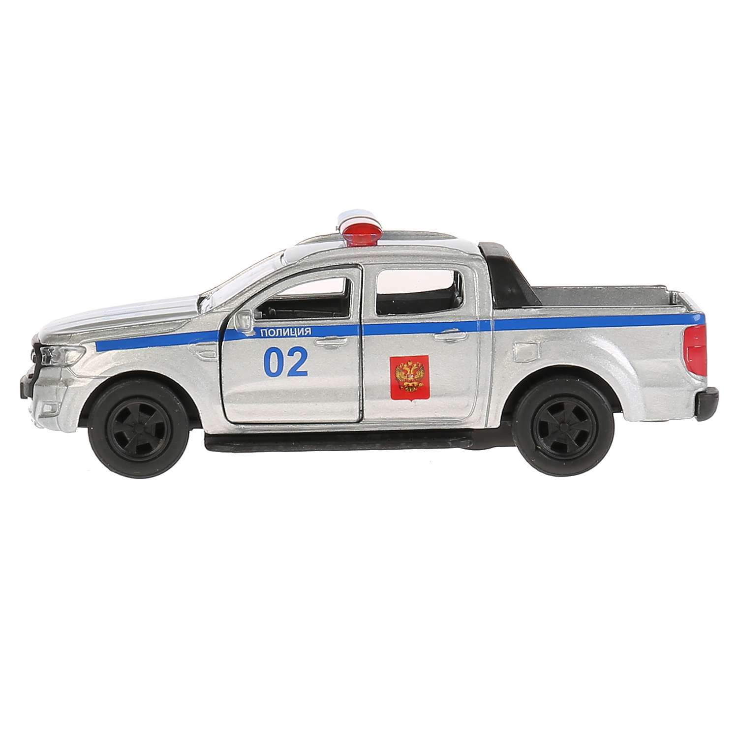 Машина Технопарк Ford Ranger Пикап Полиция инерционная 272084 272084 - фото 8
