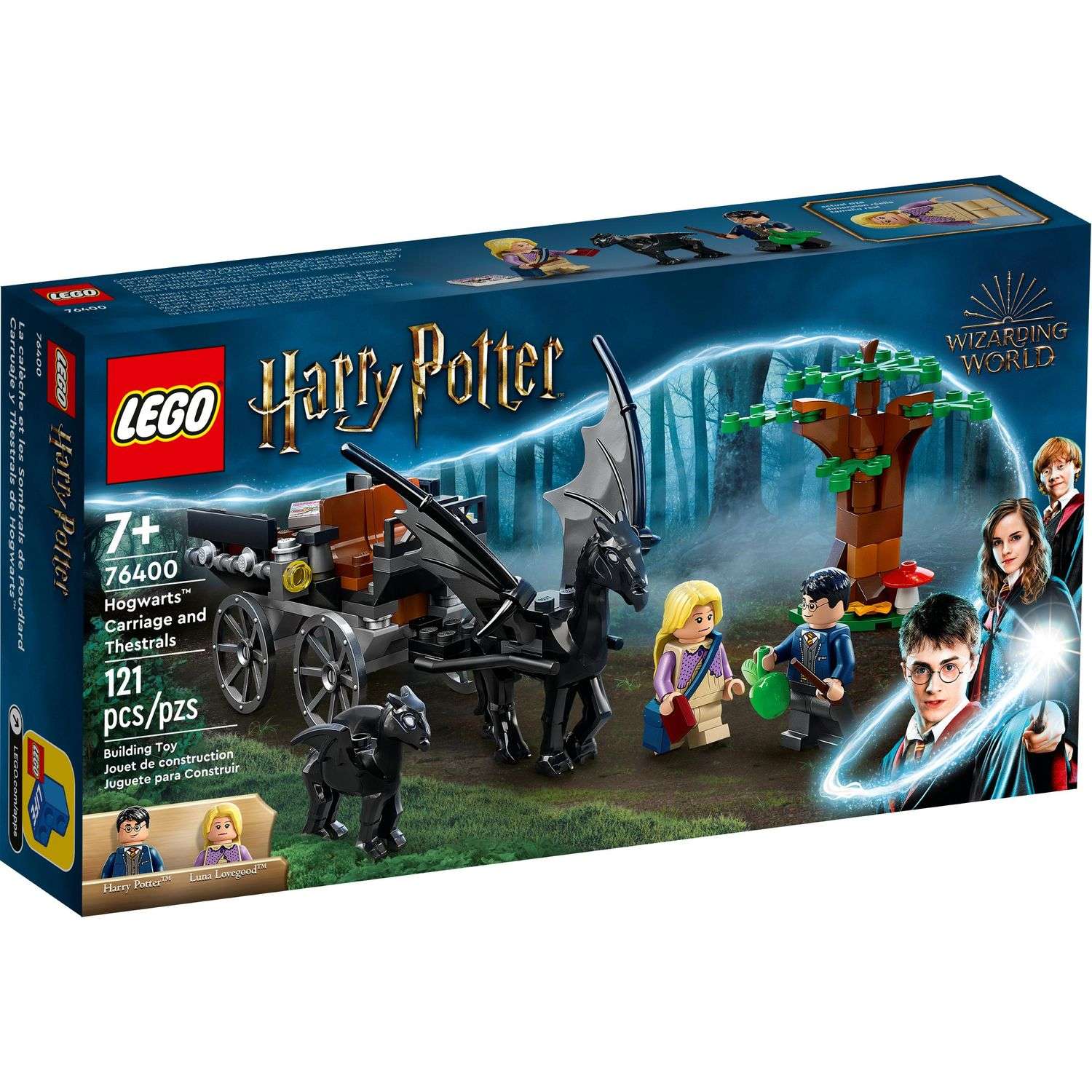 Конструктор LEGO Harry Potter Hogwarts Carriage and Thestrals 76400 - фото 7