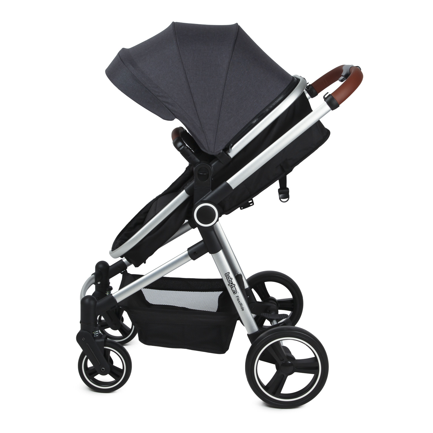 Коляска трансформер Babyton FlexiRide Black-Grey - фото 18