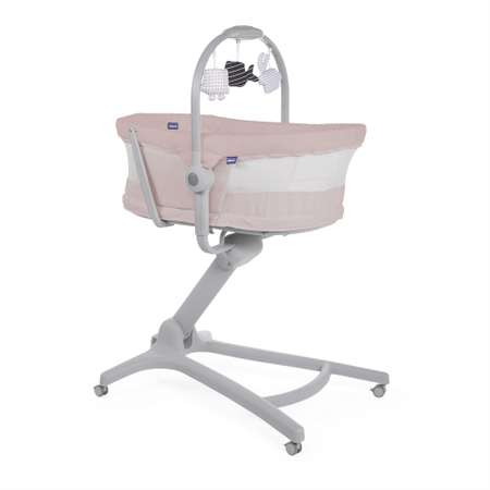 Детская кроватка Chicco Baby Hug - 4 in 1 Air Rose овальная, (розовый)