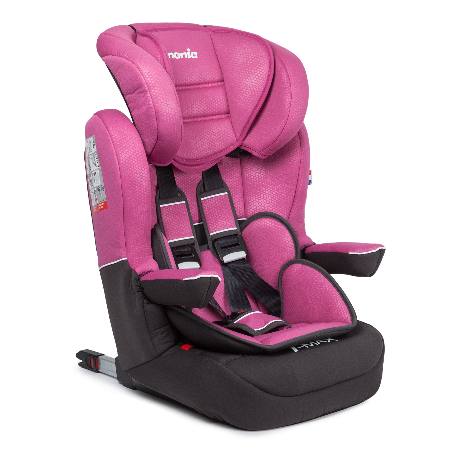 Автокресло Nania Imax Isofix Luxe Pink - фото 8