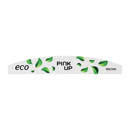 Пилка для ногтей Pink Up accessories eco из бамбука 180/240