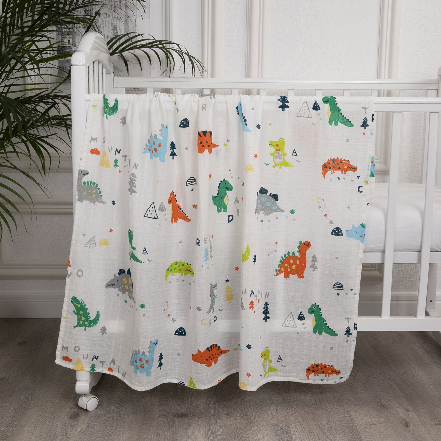 Пеленка муслиновая Baby Nice для новорожденных 120Х120 - фото 1