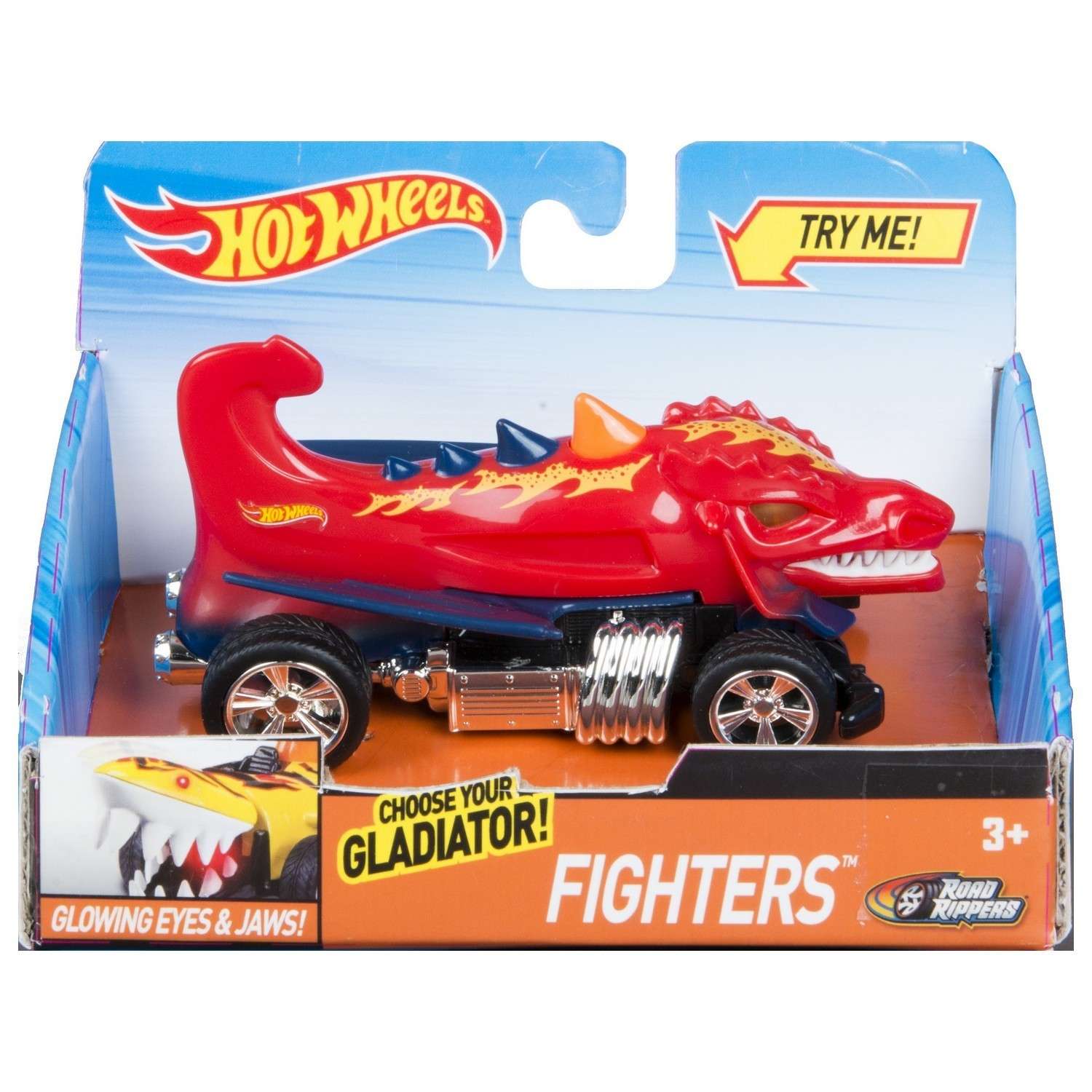 Машинка Hot Wheels Dragon Blaster со светом и звуком 90571 - фото 2