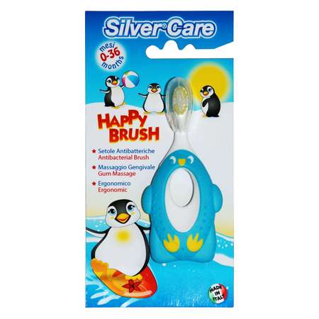 Зубная щетка Silver Care Happy Brush до 3 лет в ассортименте