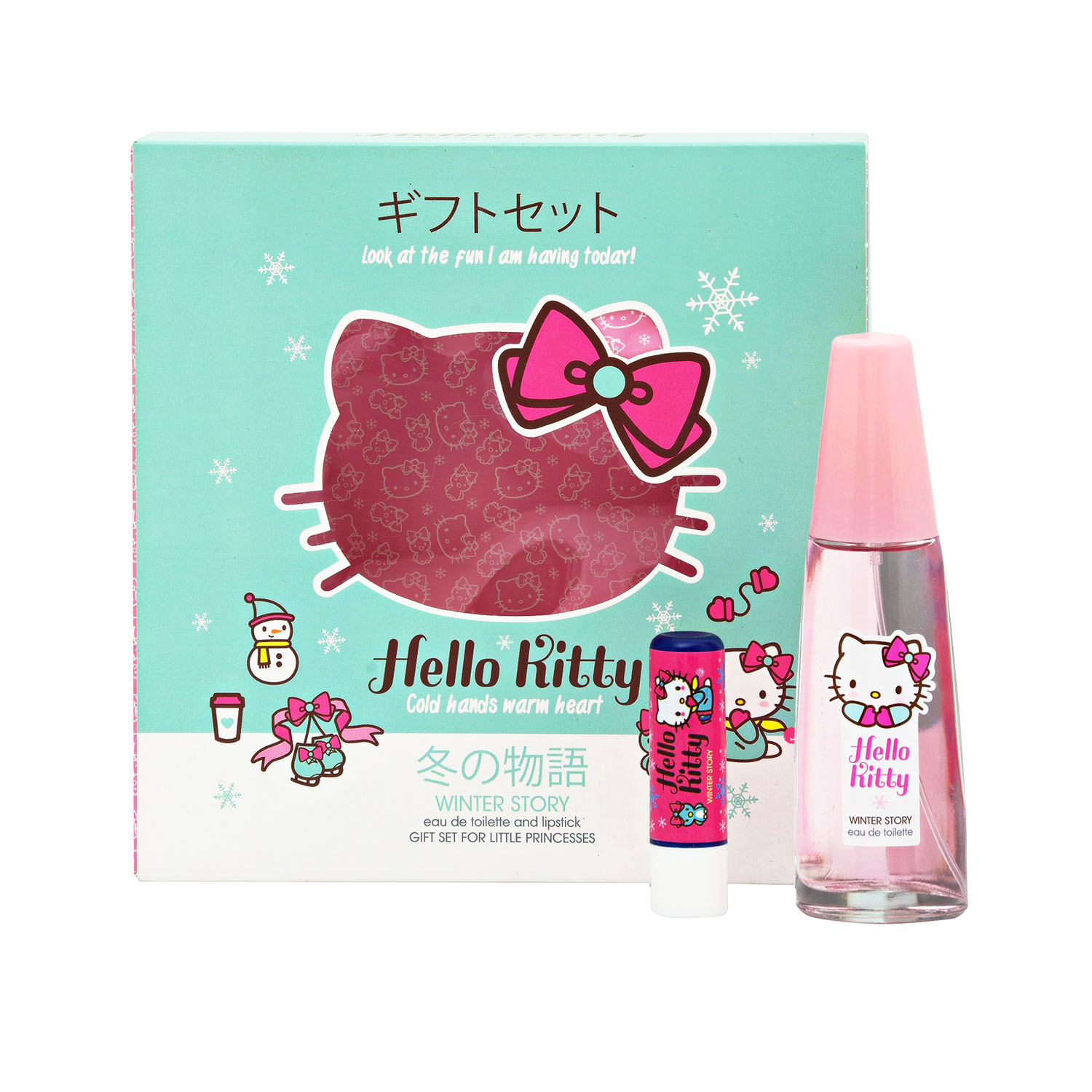 Набор HELLO KITTY Winter Story Туалетная вода 50 мл + Бальзам для губ - фото 2