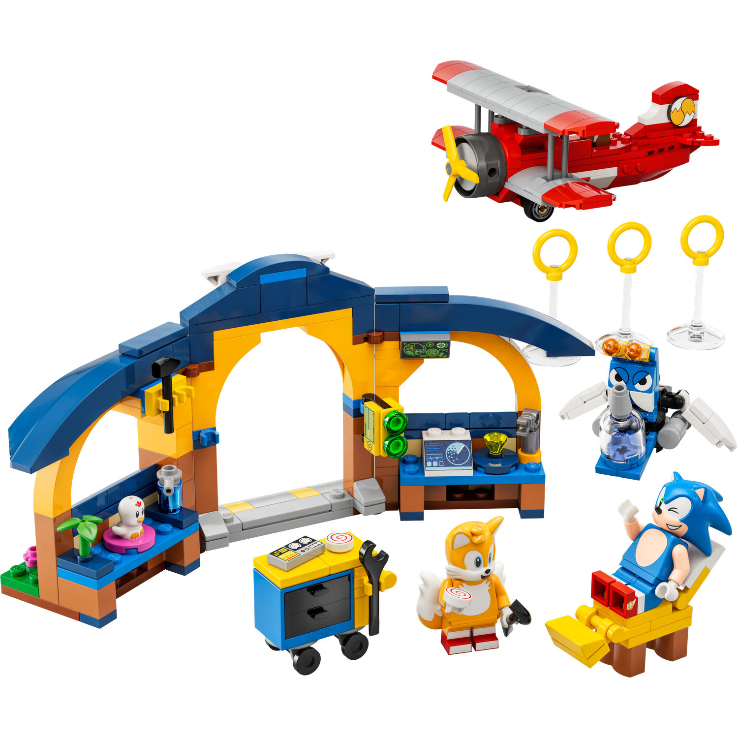 Конструктор LEGO Sonic the Hedgehog  Мастерская Тейлза и самолет Торнадо 76991 - фото 2