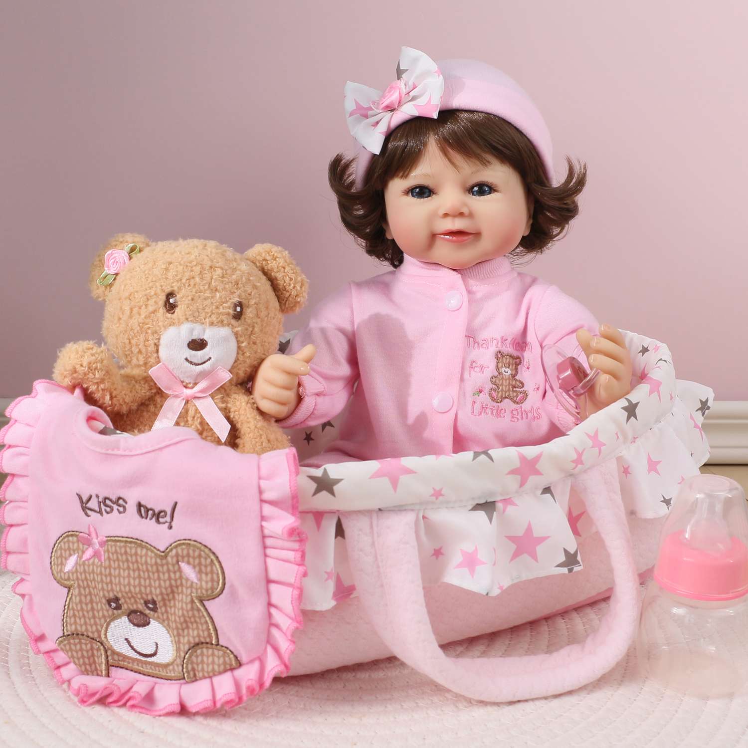 Кукла Реборн QA BABY Варвара девочка большая пупс набор игрушки для девочки 42 см 45008 - фото 8