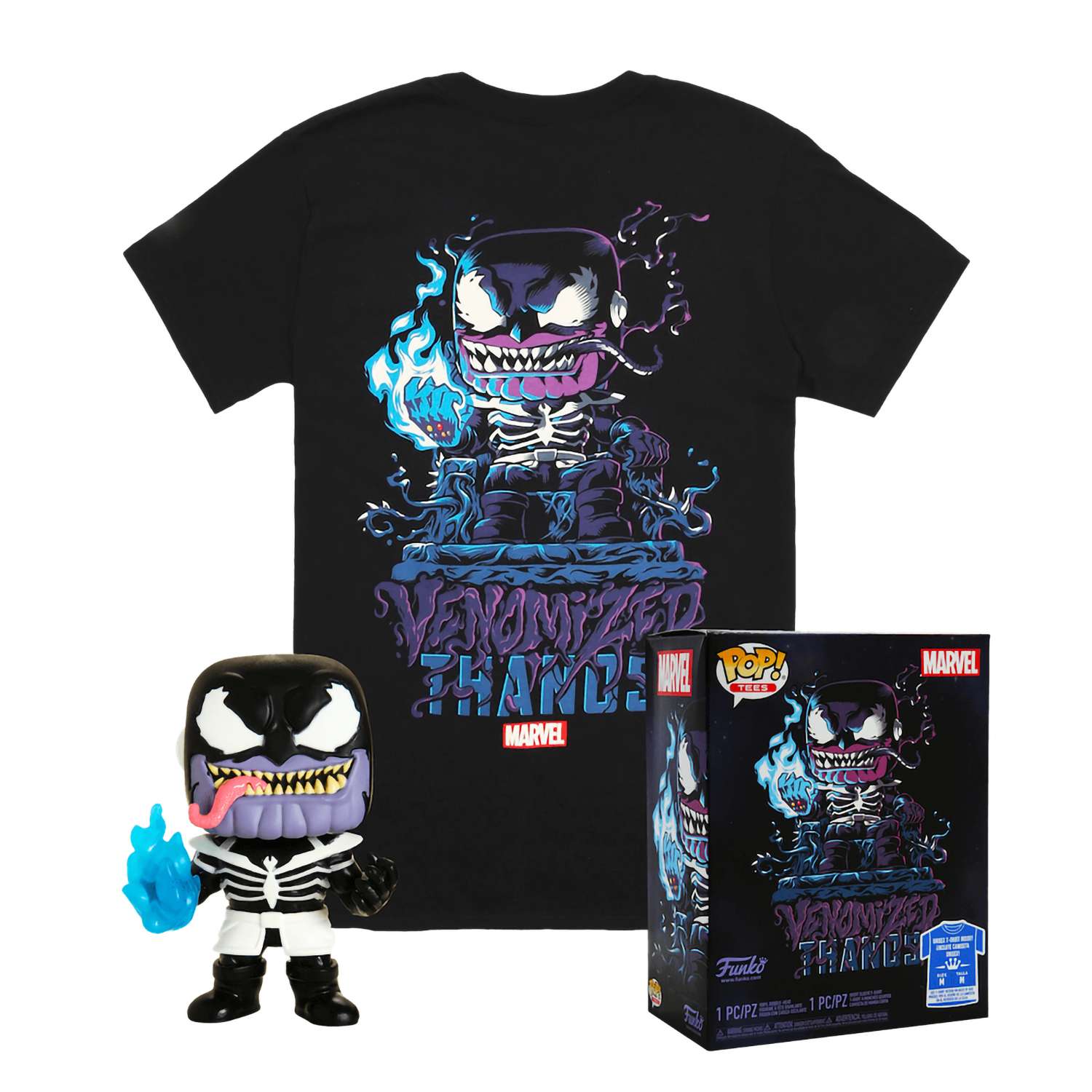 Набор фигурка+футболка Funko POP and Tee: Venom Thanos размер-L - фото 2