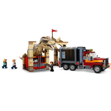 Конструктор LEGO Jurassic World Побег Атроцираптор Тираннозавр блочный