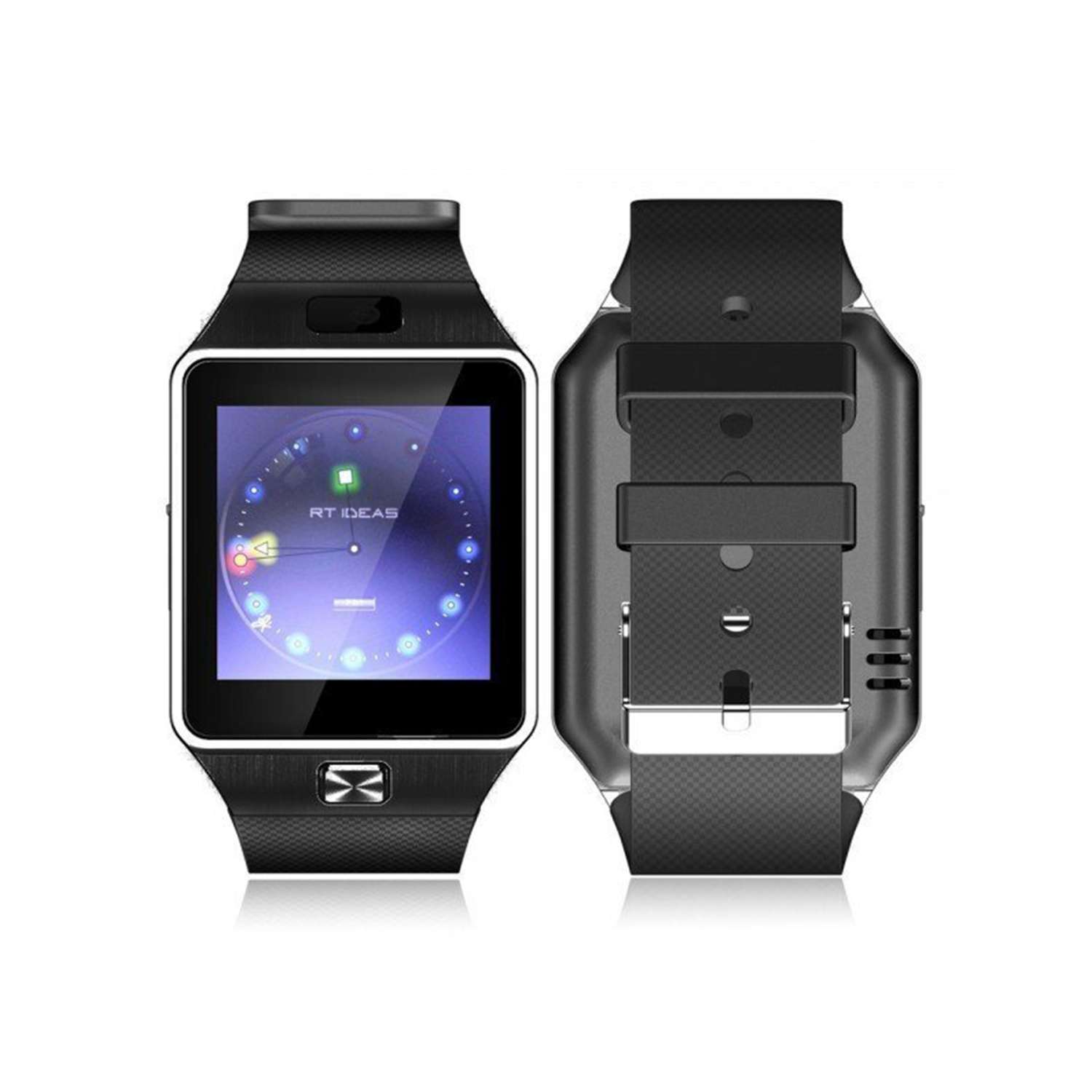 Смарт-часы черные наручные CASTLELADY с камерой Smart Watch DZ 09 умные часы - фото 2