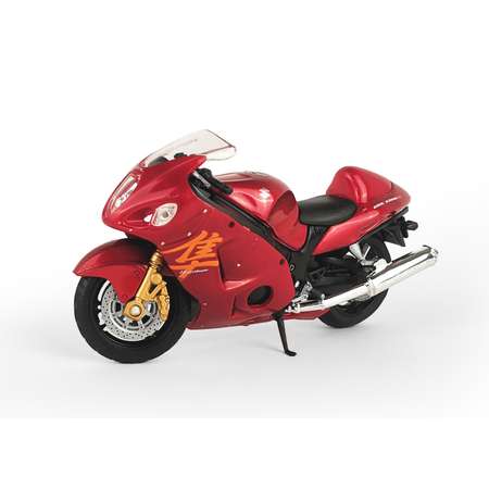 Мотоцикл WELLY 1:18 Suzuki Hayabusa красный