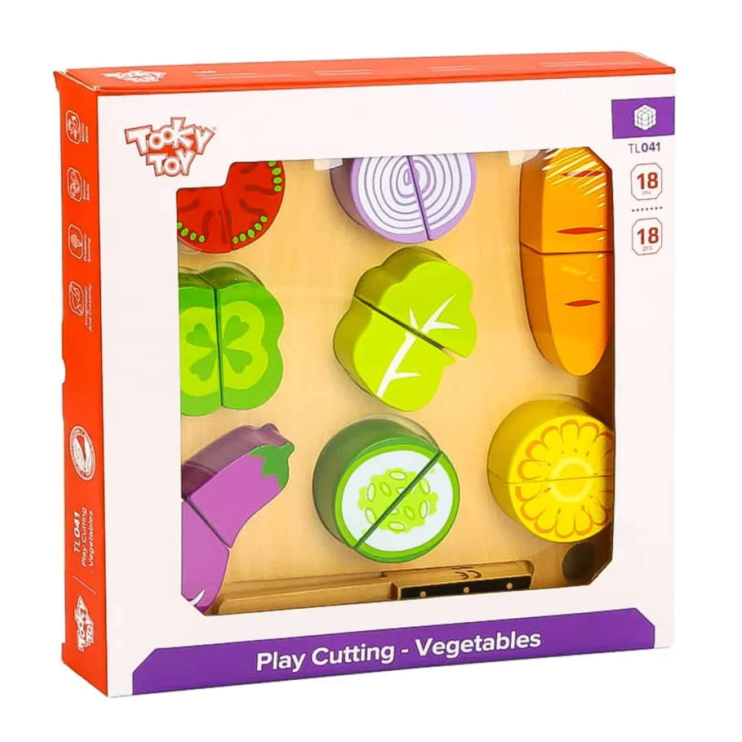 Игровой набор Tooky Toy TL041 Овощи - фото 1
