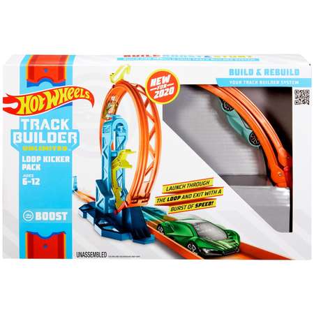 Набор игровой Hot Wheels Конструктор трасс Петля с ускорителем GLC90