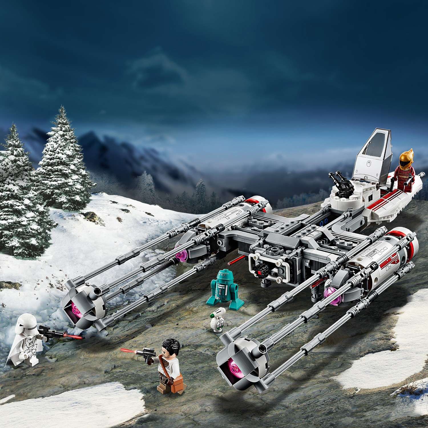 Конструктор LEGO Star Wars Episode IX Звездный истребитель повстанцев типа Y 75249 - фото 8